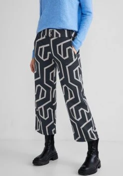 STREET ONE Stoffhose »Style Emee« Im Allover Print