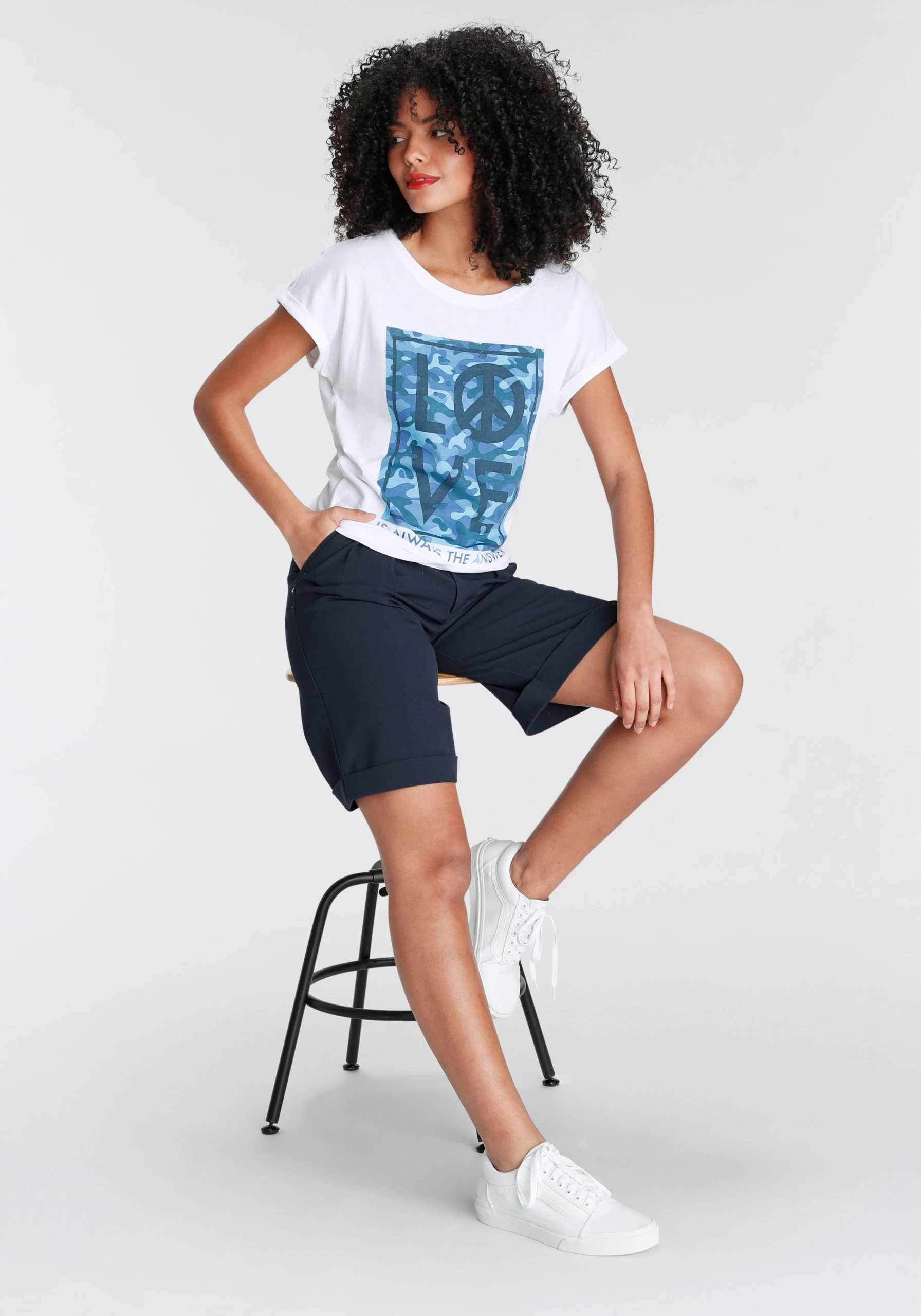 AJC Boyfriend-Hose In Modischer Shorts Variante – Bild 10