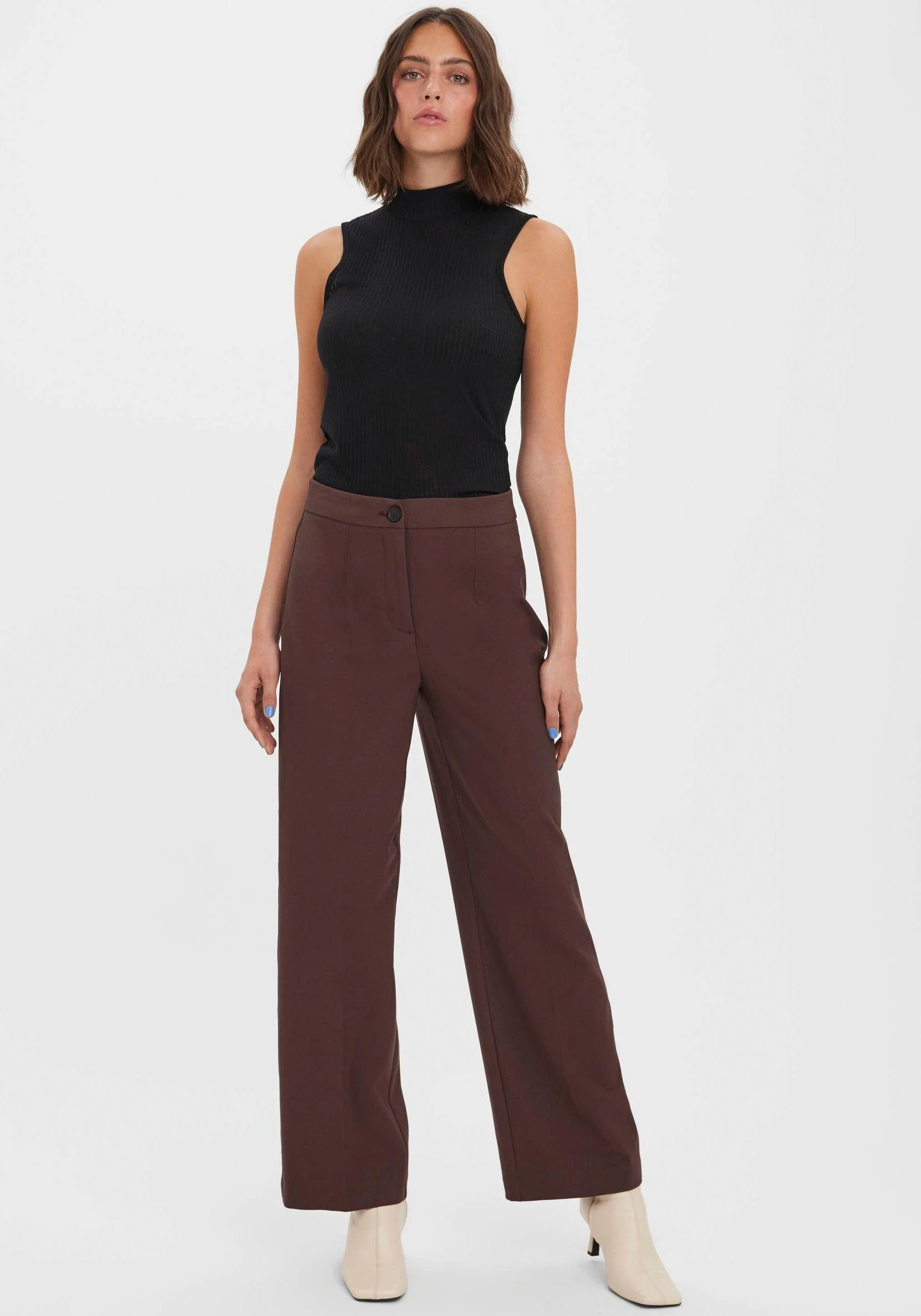 Vero Moda Anzughose »VMSASIE HR WIDE PANT« – Bild 4