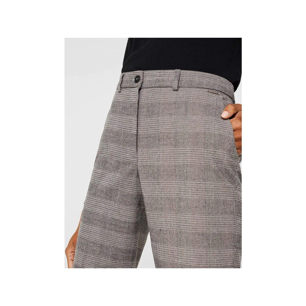 Esprit Stoffhose Taupe Normal (1-tlg) – Bild 5