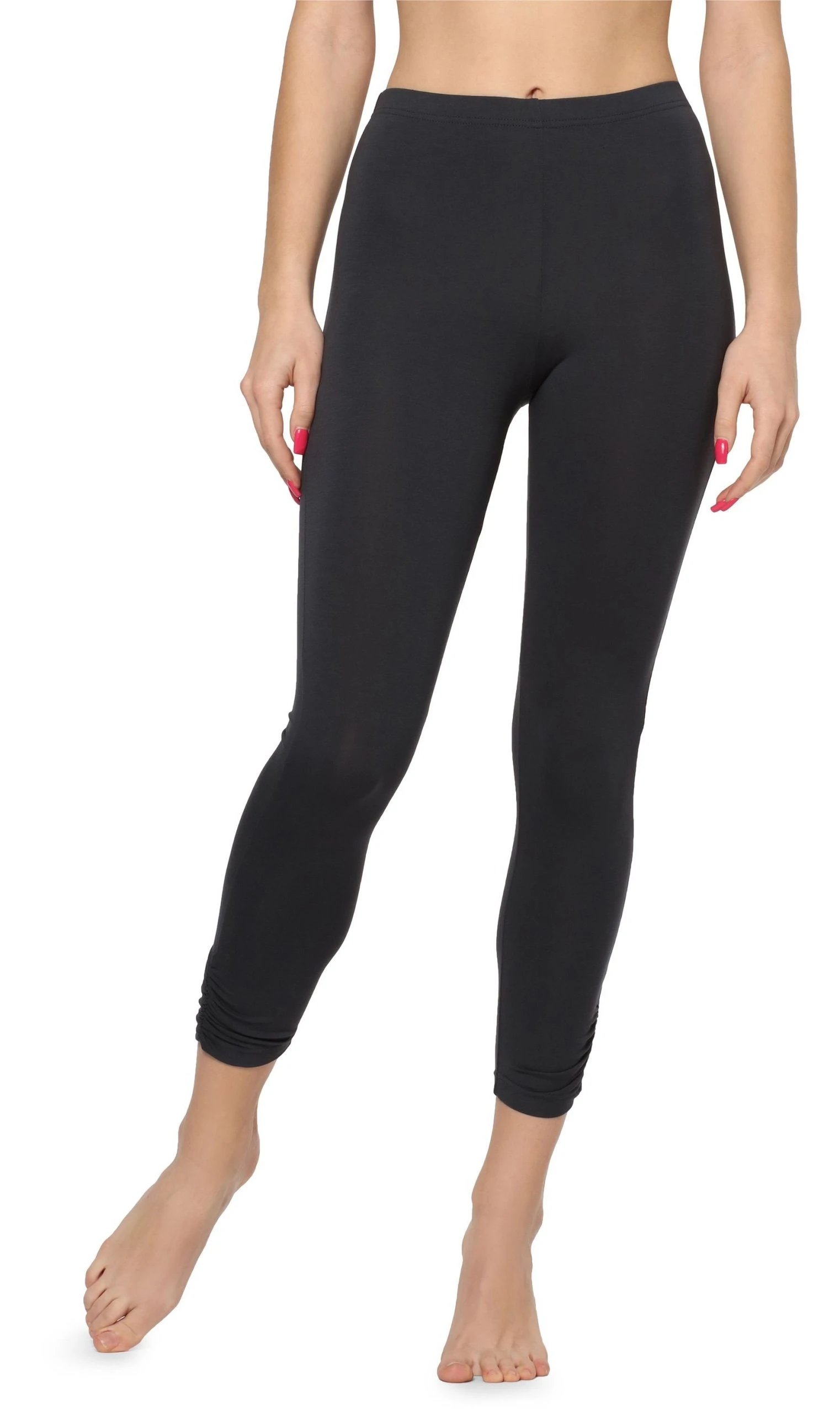 Merry Style Leggings »Damen 7/8 Leggings Mit Falten MS10-424« (1-tlg) Elastischer Bund