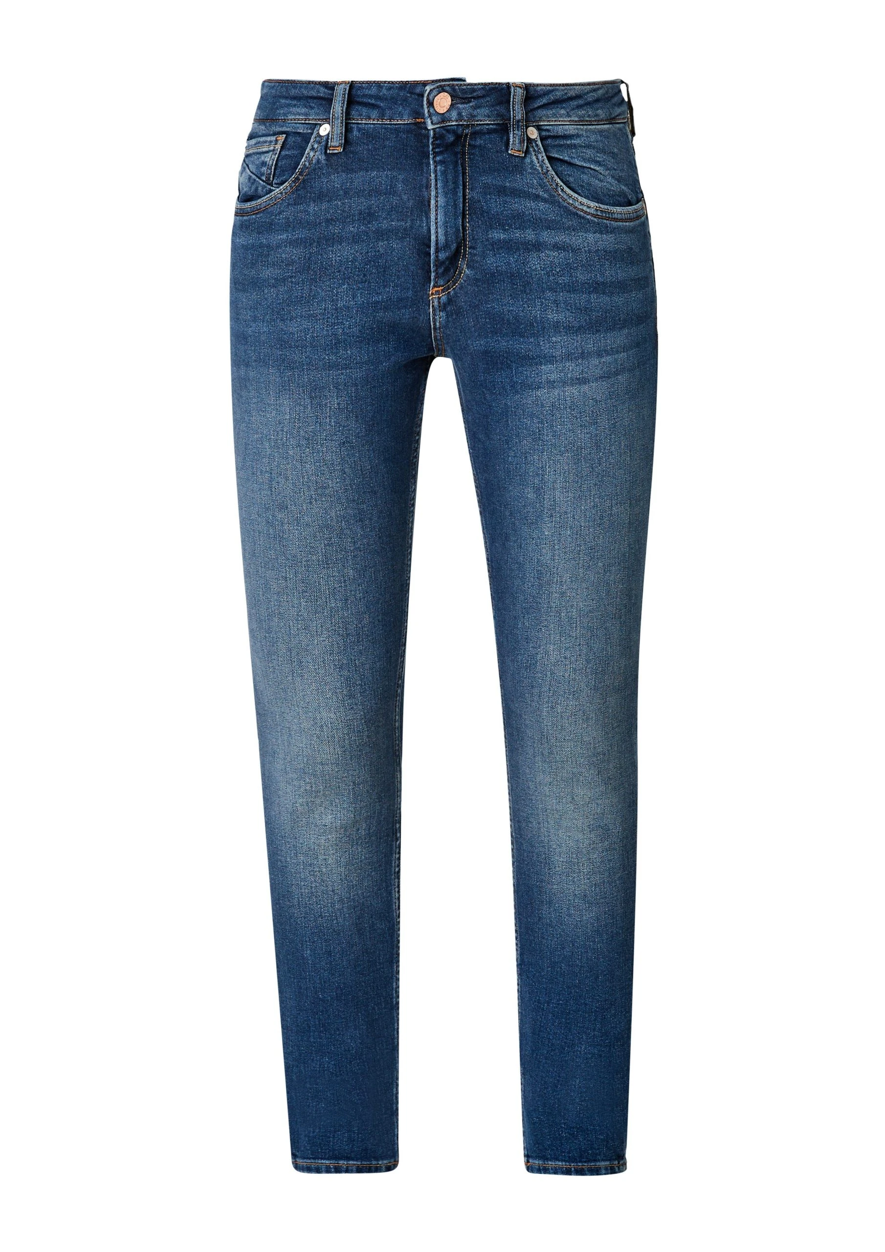 Q/S By S.Oliver Stoffhose »Slim: Slim Leg-Denim« (1-tlg) Label-Patch, Waschung – Bild 4
