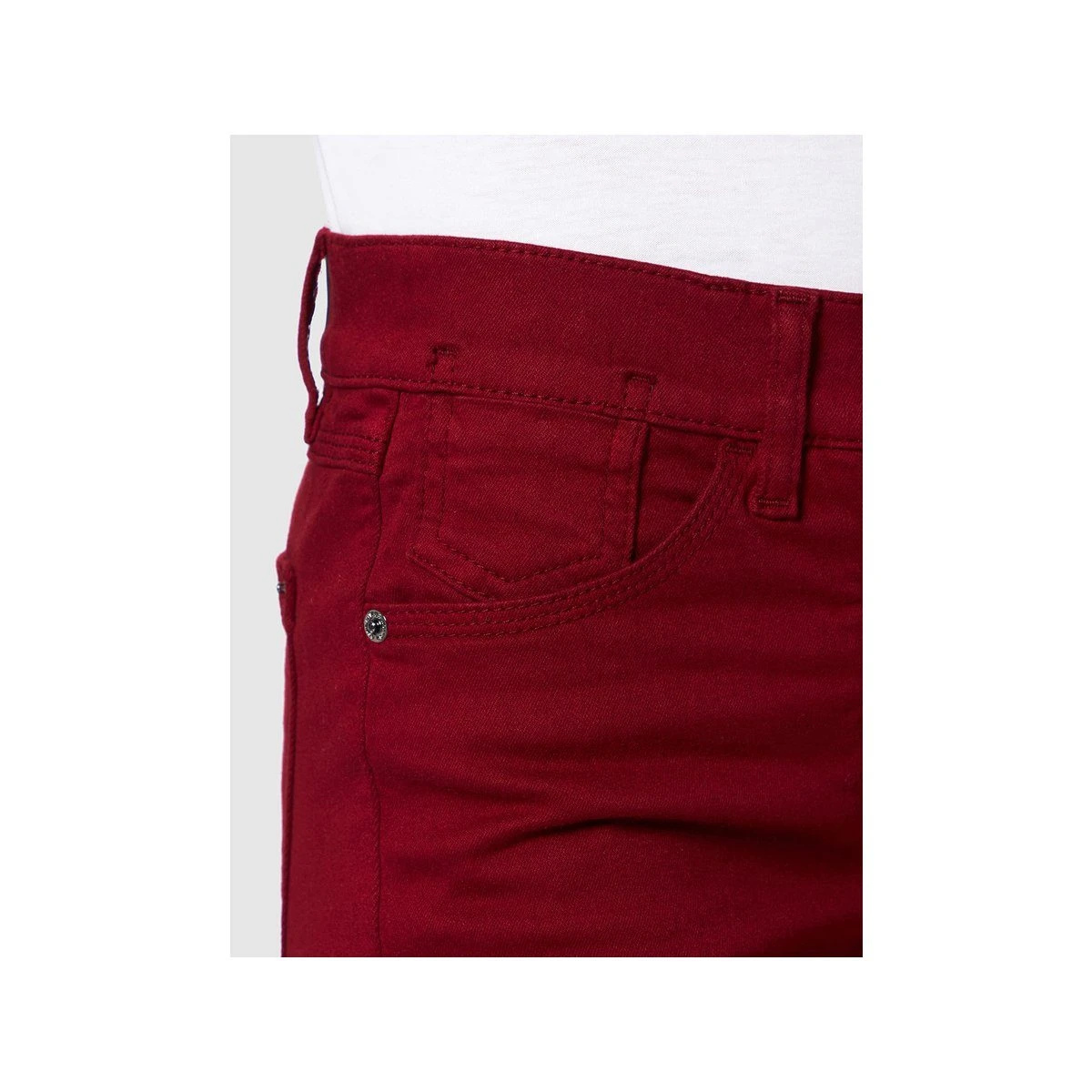 GERRY WEBER Stoffhose Rot Regular (1-tlg) – Bild 3