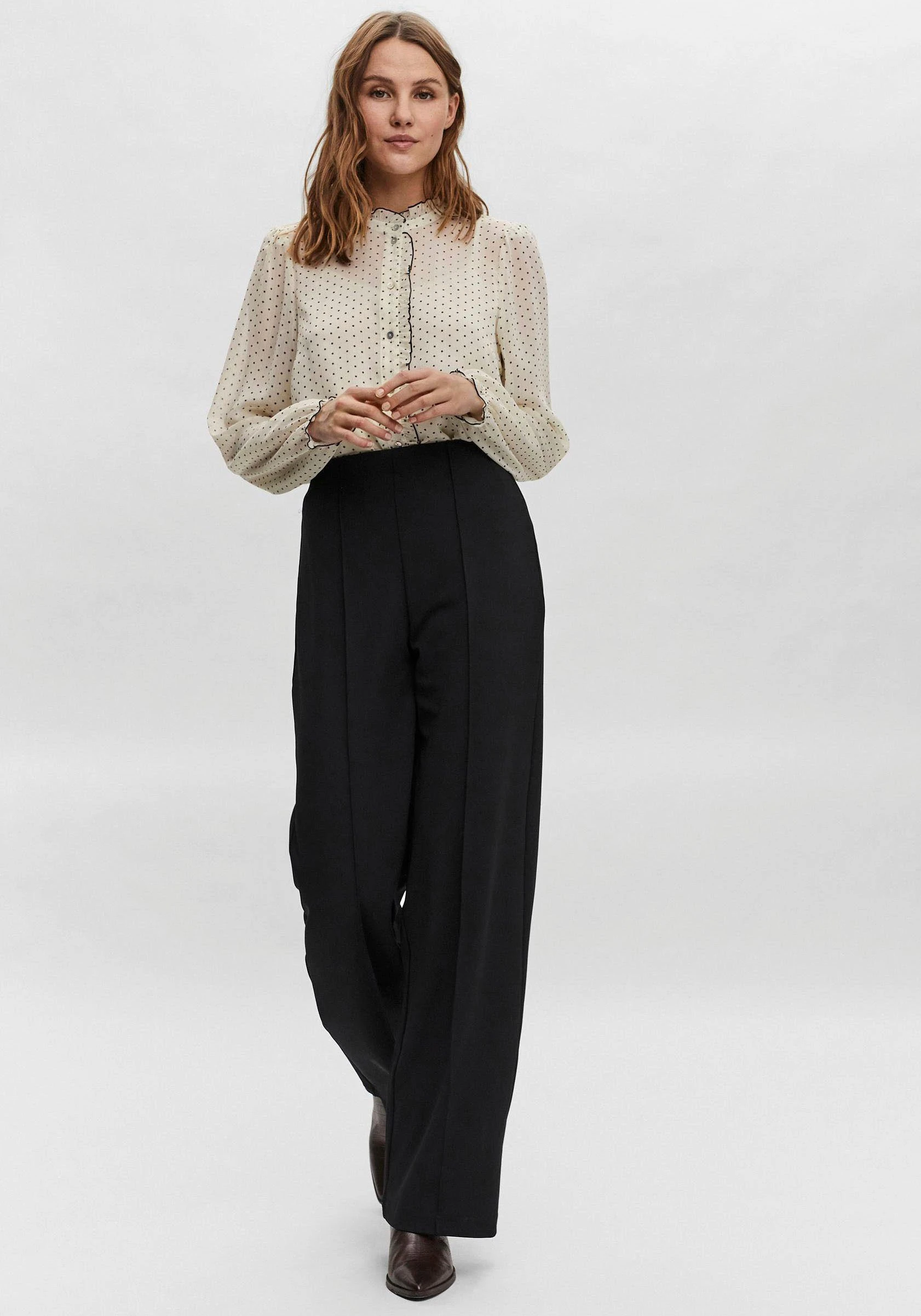 Vero Moda Schlupfhose VMBECKY HR WIDE PULL ON PANT – Bild 4