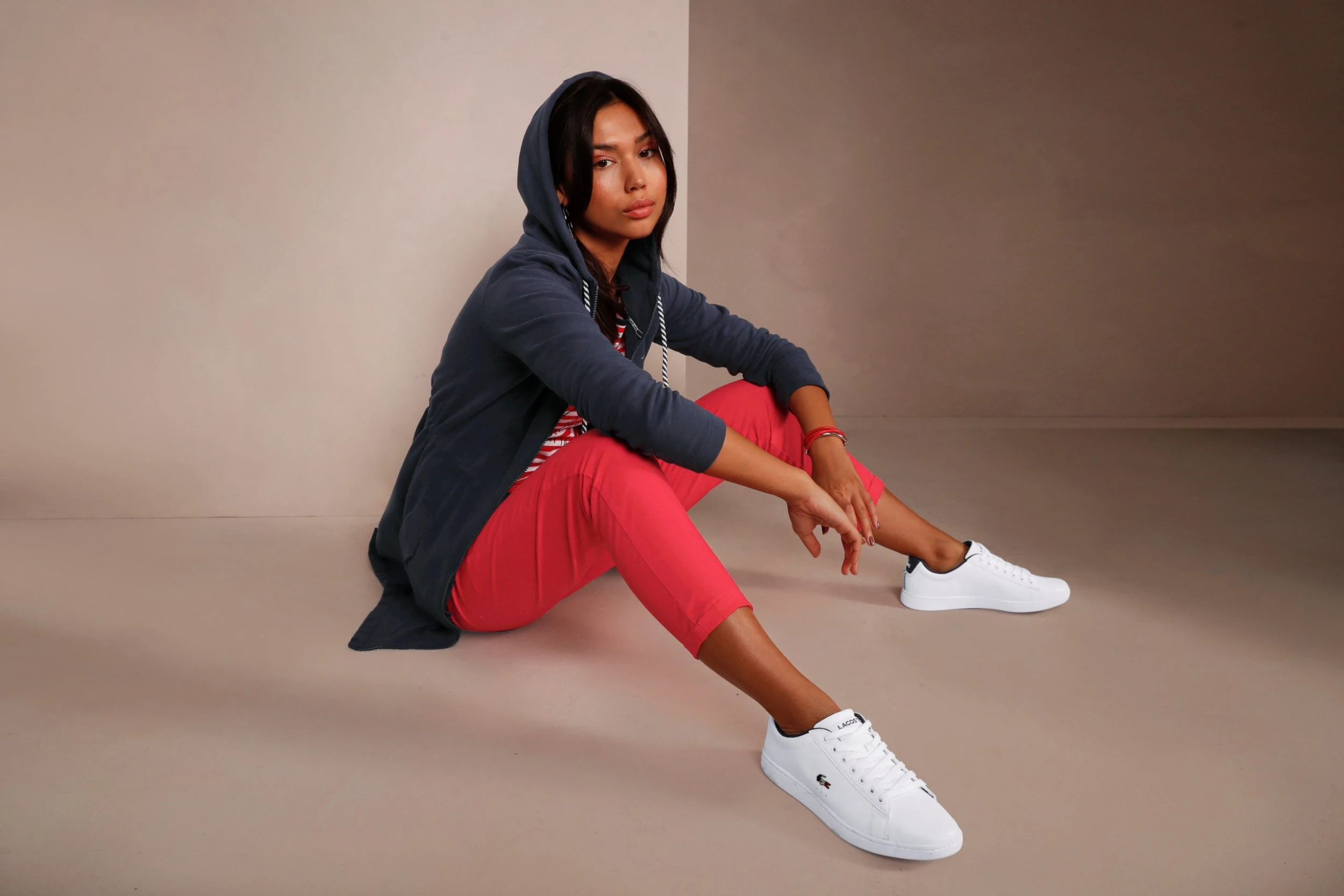 TOM TAILOR Polo Team 7/8-Hose (Set, 2-tlg., Mit Gürtel) Mit Halb Verdeckter Knopfleiste – Bild 10