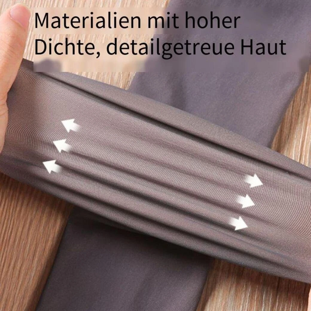 Mmgoqqt Thermoleggings Thermostrumpfhosen Für Damen Gefütterte Strumpfhose Winter Gefälschte Durchscheinend Plüschstrümpfe Pantyhose Warmer Leggings – Bild 3