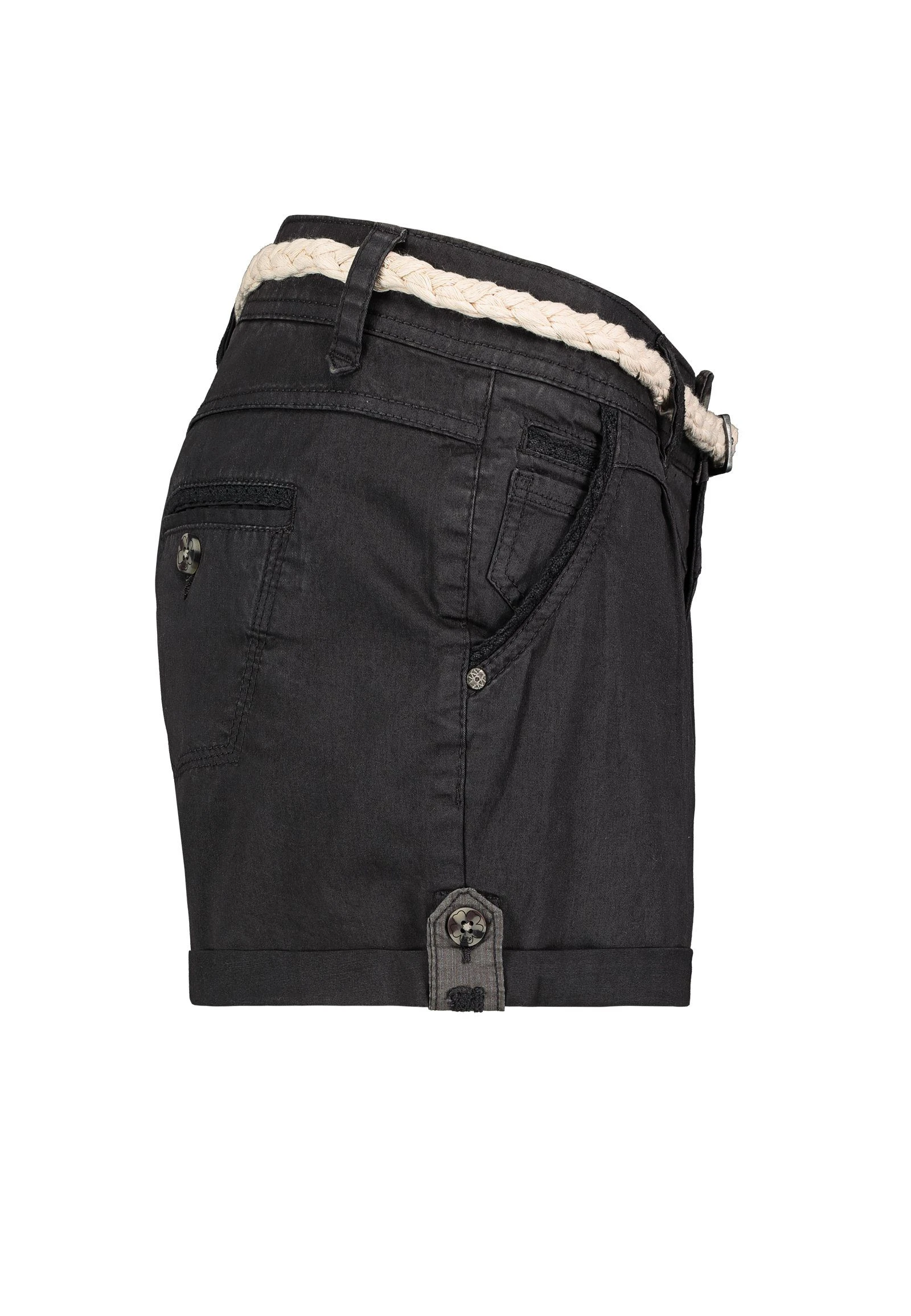 Eight2Nine Bermudas Eight2nine Damen Short Bermuda Kurze Hose Sommer Chino Stoff Hotpants Mit Gürtel – Bild 7