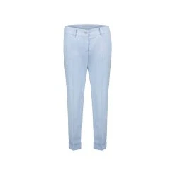 Raffaello Rossi Stoffhose Blau Regular (1-tlg)