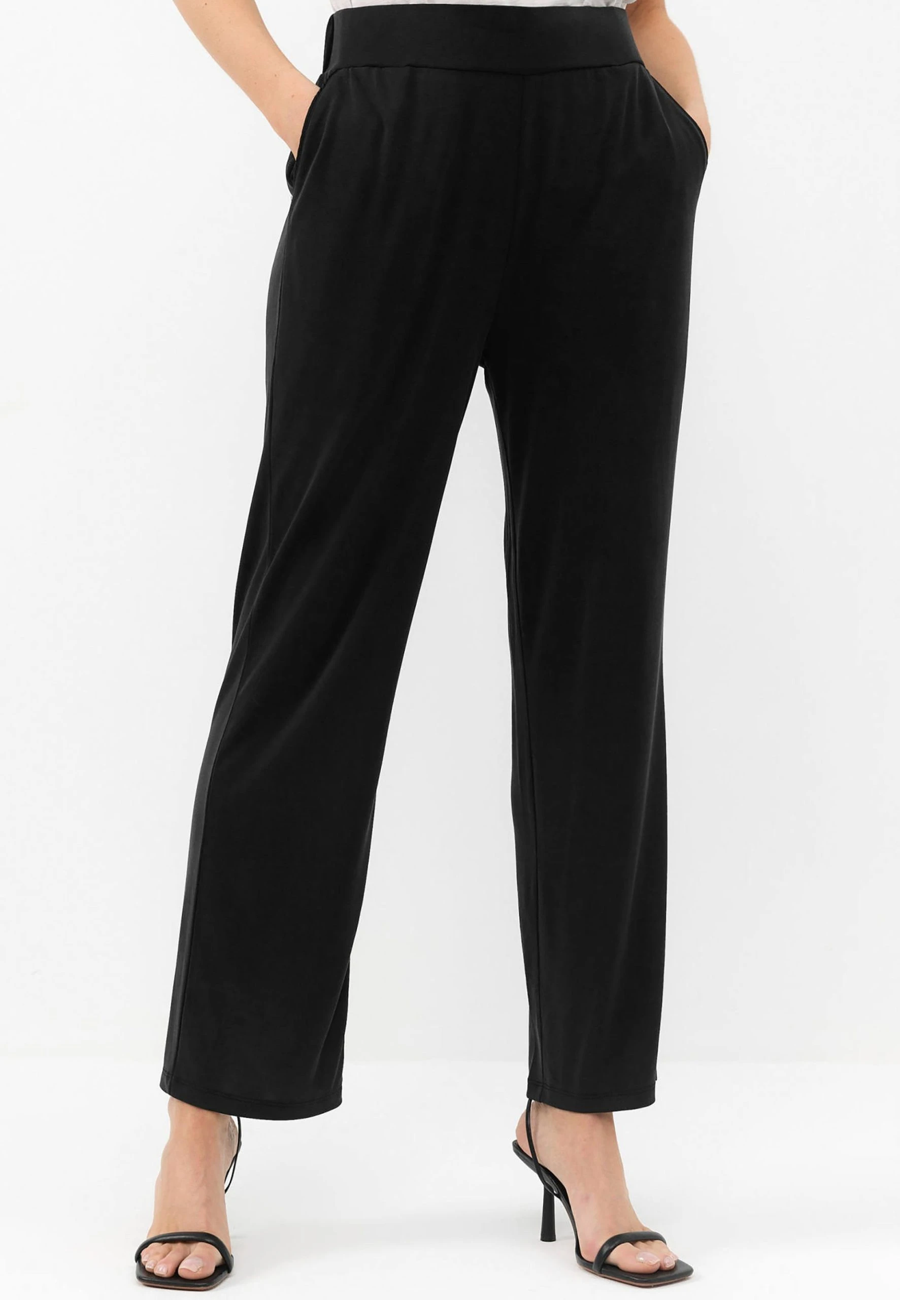 Cotton Candy Stoffhose JOHANNA Mit Weitem Bein