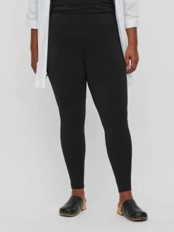 Vila Stoffhose VIJENNI HW LEGGINGS/SU/CUR - NOOS - 14077190 4614 In Schwarz