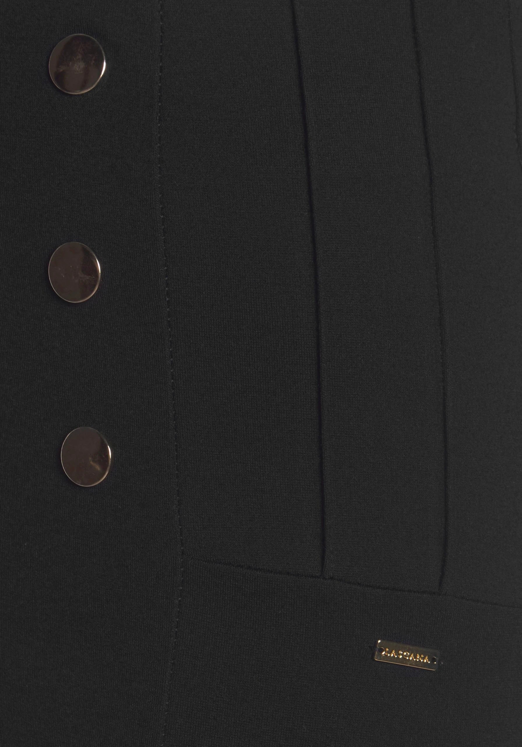 LASCANA Highwaist Leggings Mit Zierknöpfen – Bild 7