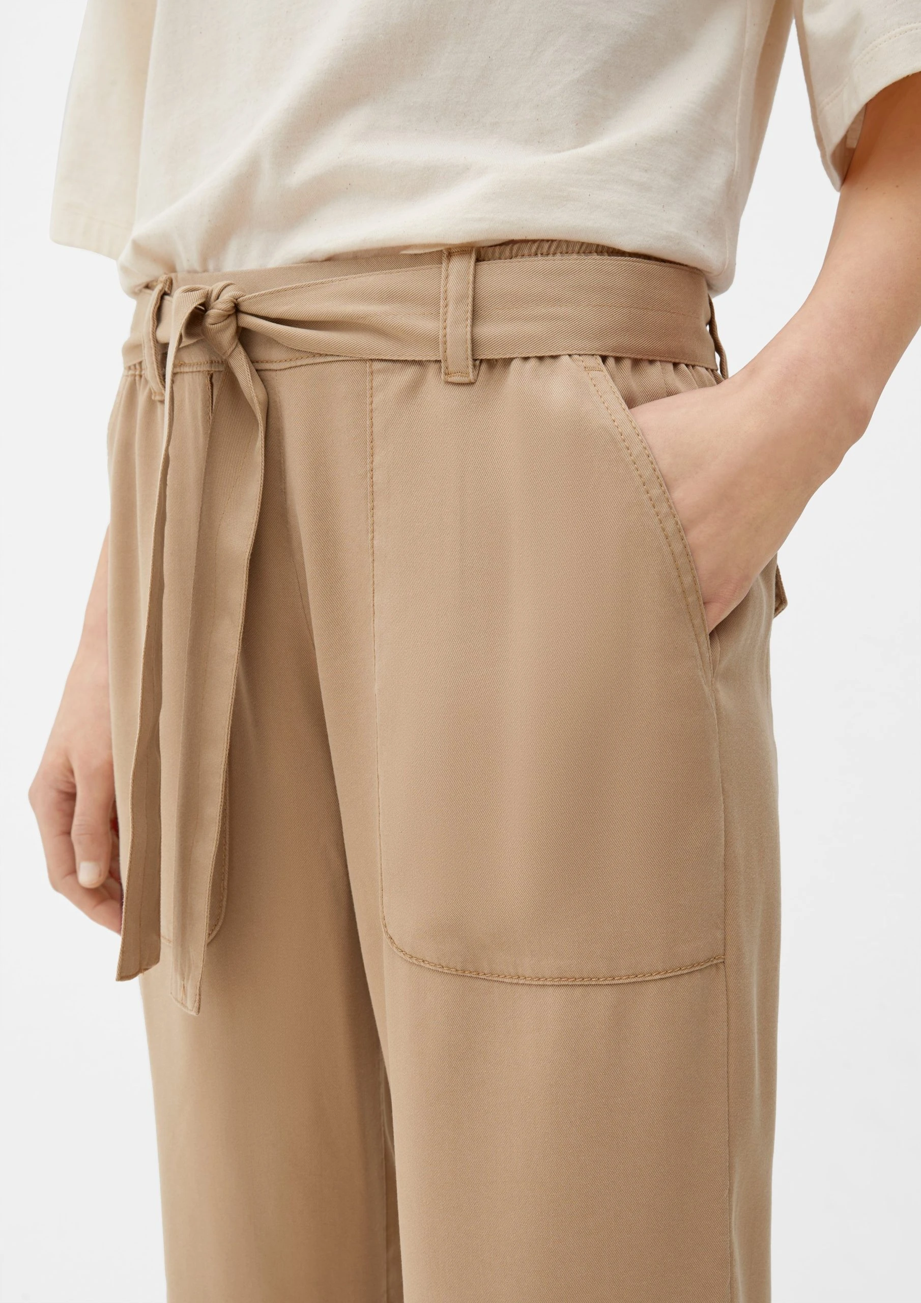 S.Oliver 3/4-Hose »Regular: Hose Aus Lyocellmix« (1-tlg) Gummizug – Bild 2