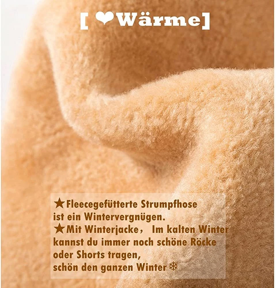 GLiving Thermoleggings Strumpfhosen Damen Thermo Strumpfhose Gefüttert Nylon Thermoleggings – Bild 3