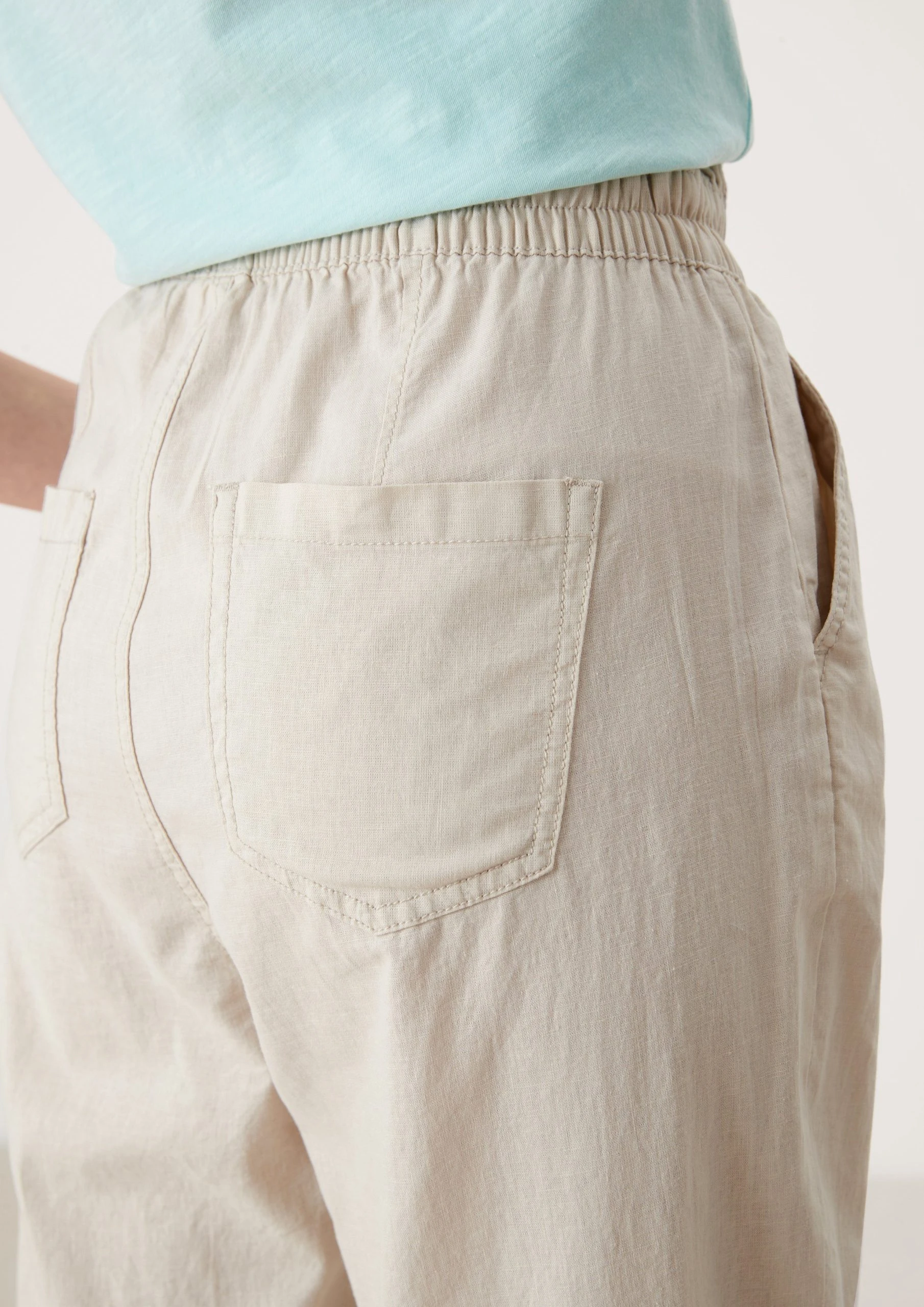 Q/S By S.Oliver Stoffhose »High-Waist-Hose Aus Leinenmix« (1-tlg) – Bild 6
