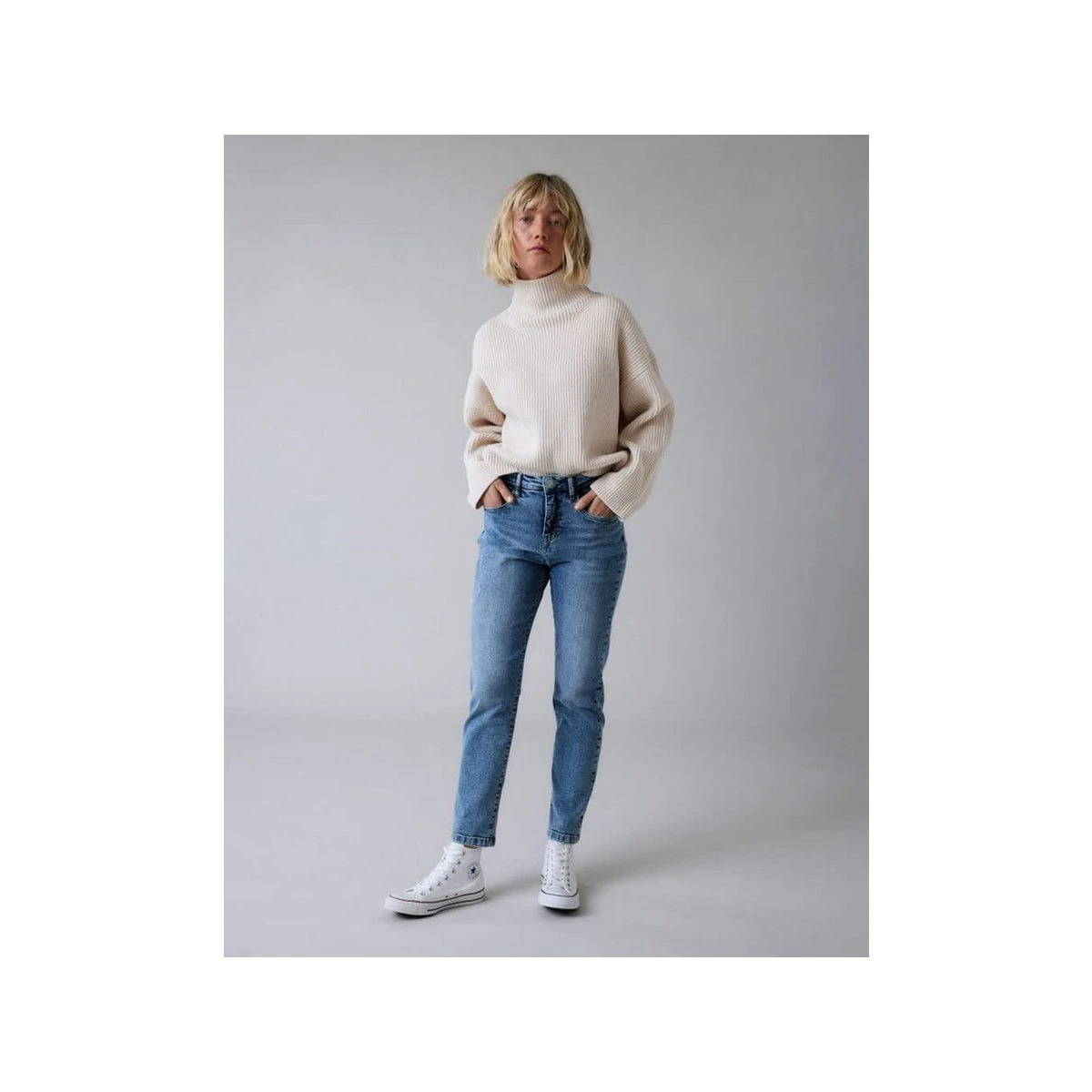 OPUS Stoffhose »hell-blau Regular« (1-tlg) – Bild 4