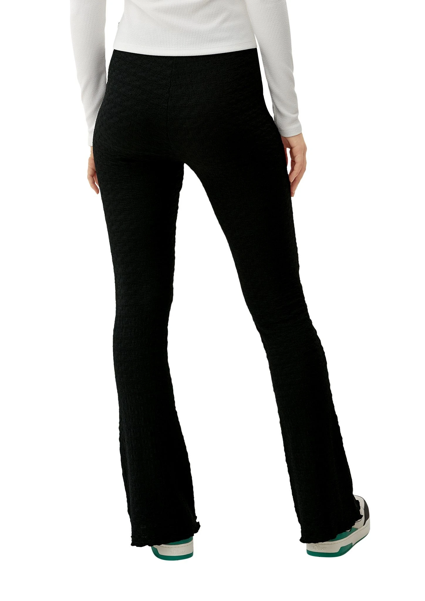 Q/S By S.Oliver Stoffhose »Regular: Strukturierte Hose Mit Flared Leg« (1-tlg) – Bild 7