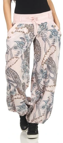 Malito More Than Fashion Haremshose 3485 Bequeme Hose Mit Elastischem Jerseybund Einheitsgröße