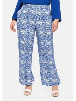 Sheego Schlupfhose Hose Mit Sommerlich Weitem Bein