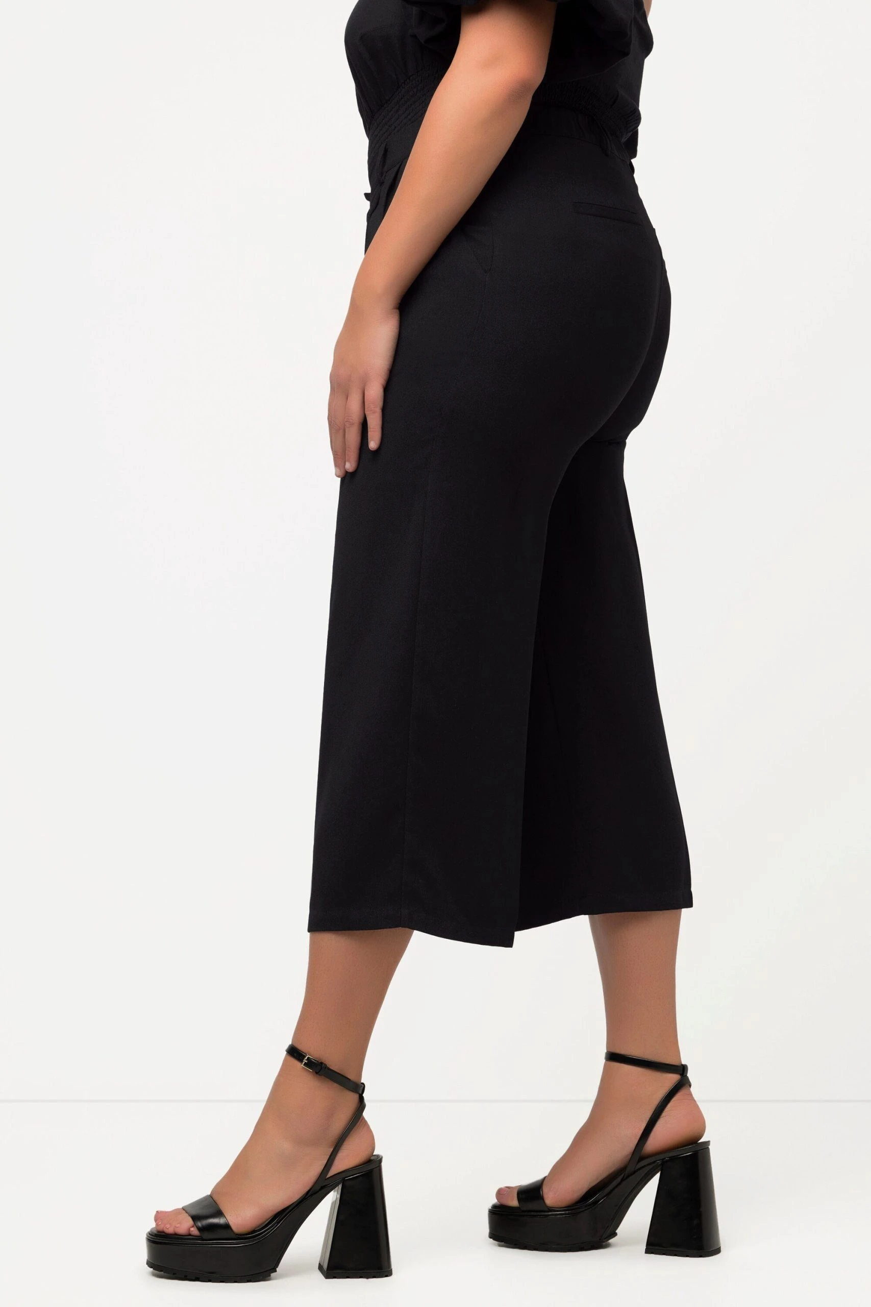 Ulla Popken Culotte Culotte Bügelfalte Wadenlang Weites Bein – Bild 3