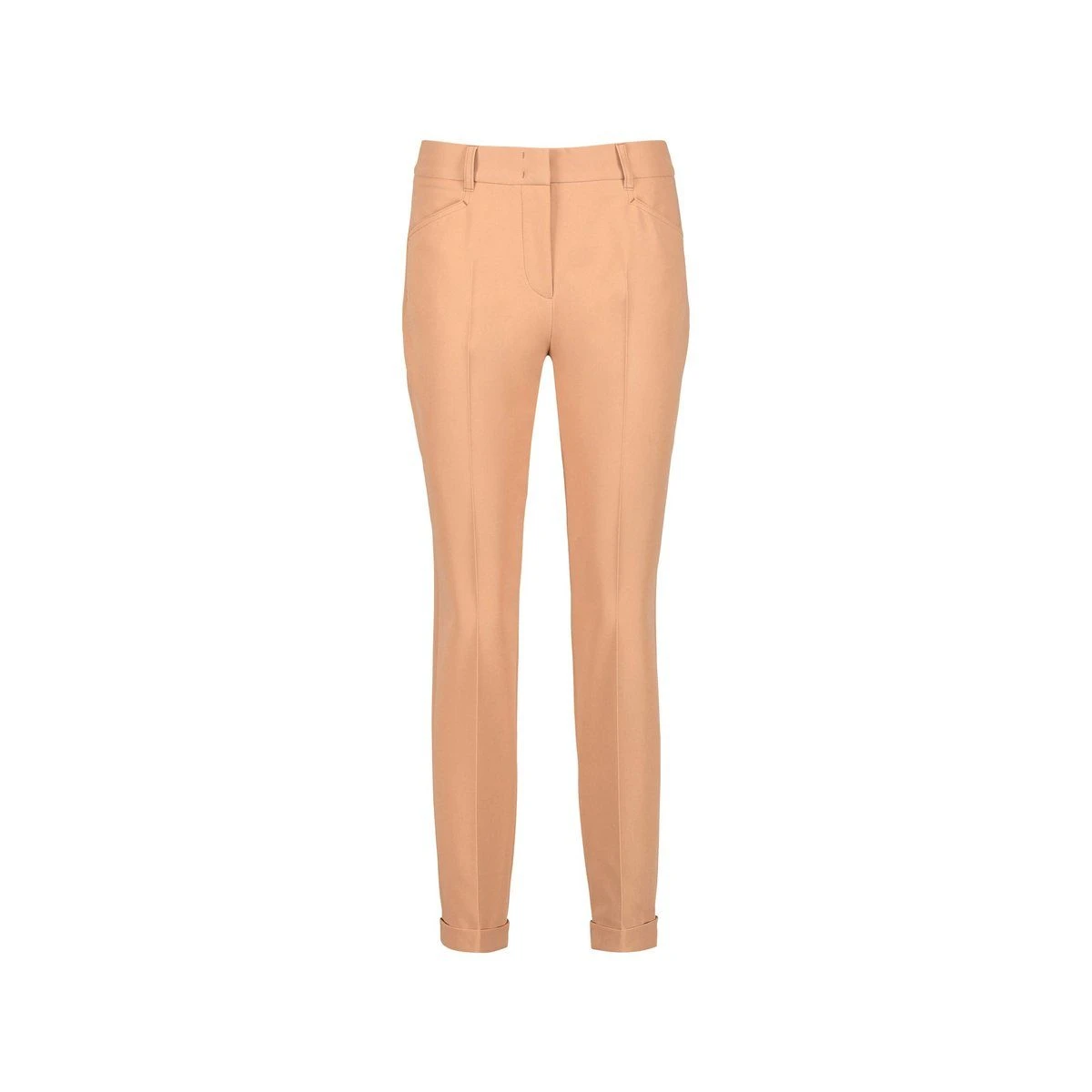 GERRY WEBER Stoffhose Rot Regular (1-tlg)