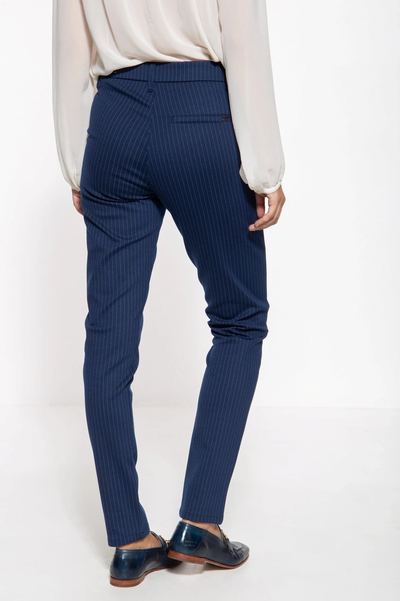 ATT Jeans Stoffhose Sophie Mit Nadelstreifen – Bild 3