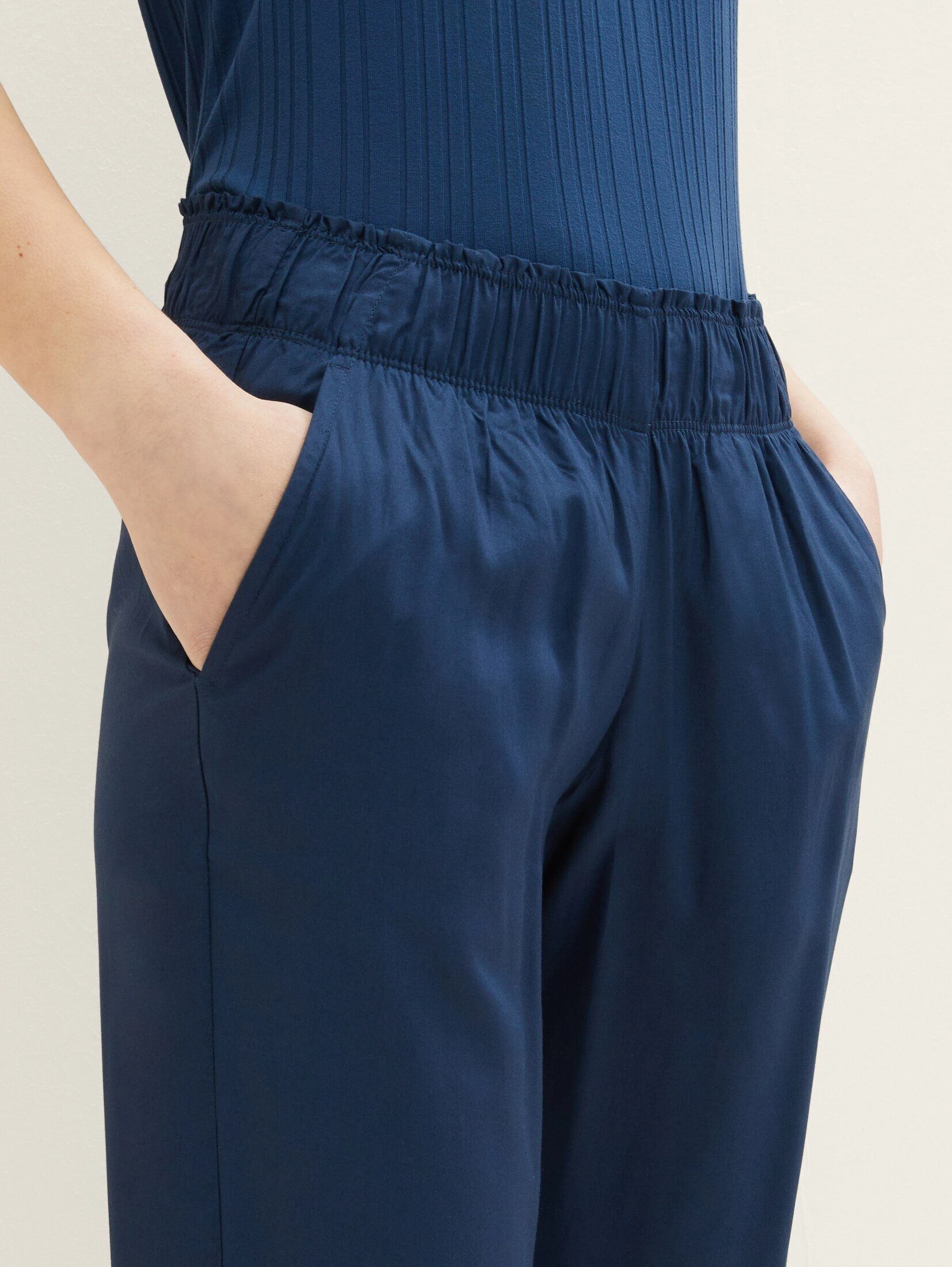 TOM TAILOR Culotte Cropped Loose Fit Hose – Bild 4