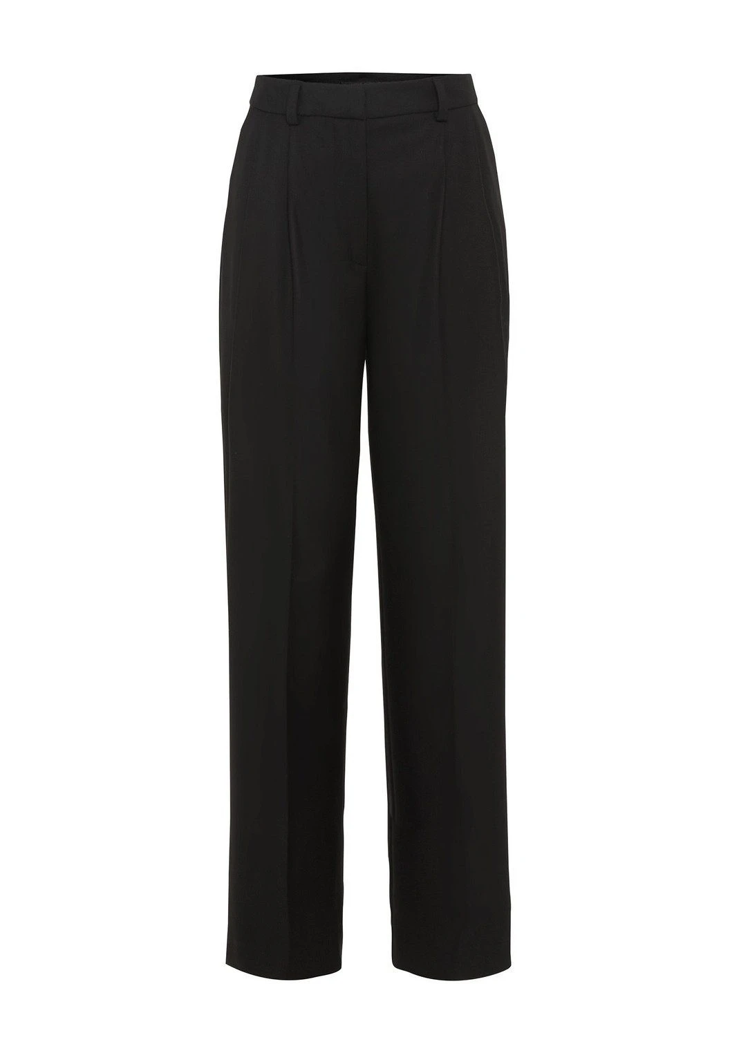 HALLHUBER Bügelfaltenhose »Wide Leg Pants Aus Recyceltem Polyester-wolle-viskose-mix«