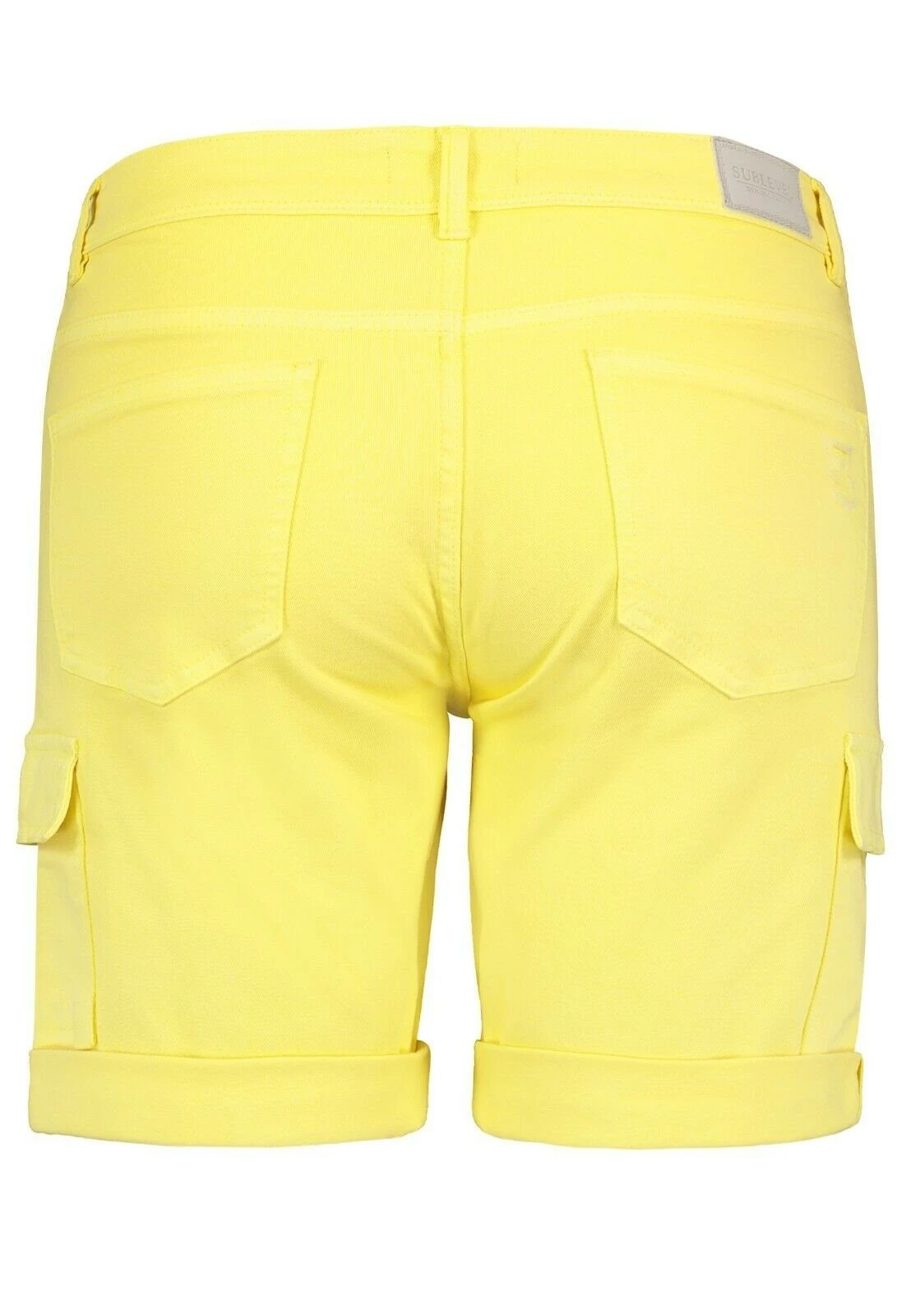 SUBLEVEL Bermudas Sublevel Damen Cargo Shorts Bermuda Kurze Hose Shorts Short Denim Stretch Denim