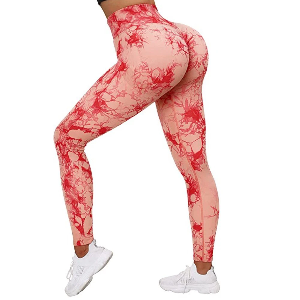 Mmgoqqt Leggings »Damen Sport Leggings, High Waist Push Up Boom Booty Leggings Mit Bauchkontrolle, Lange Sporthose Fitnesshose Yoga Leggings Für Damen Mädchen(L)«