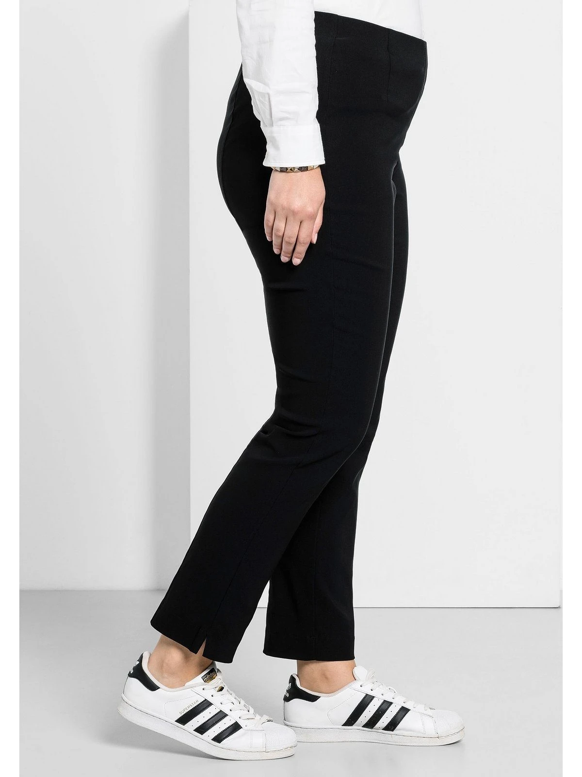 Sheego Stretch-Hose Bengalin-Hose Knitterarm Und Pflegeleicht – Bild 6