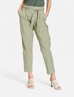 GERRY WEBER Stoffhose Hose Mit Bindegürtel