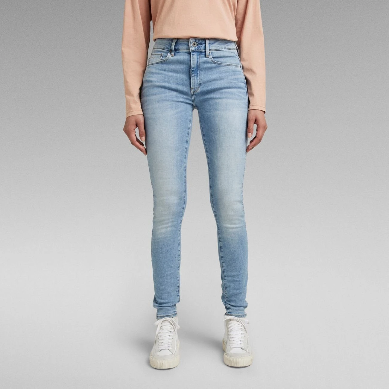 G-Star RAW 5-Pocket-Hose »3301 Skinny WMN Lt Indigo Aged« (1-tlg)