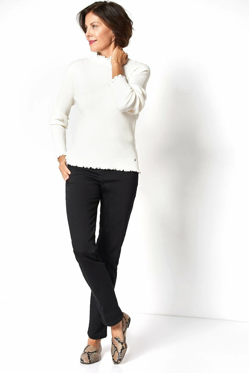 Relaxed By TONI Schlupfhose »My Darling« Mit Breitem Rippenbund – Bild 2