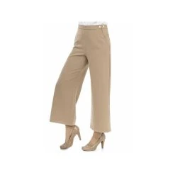 Raffaello Rossi Stoffhose Hell-braun Regular (1-tlg)