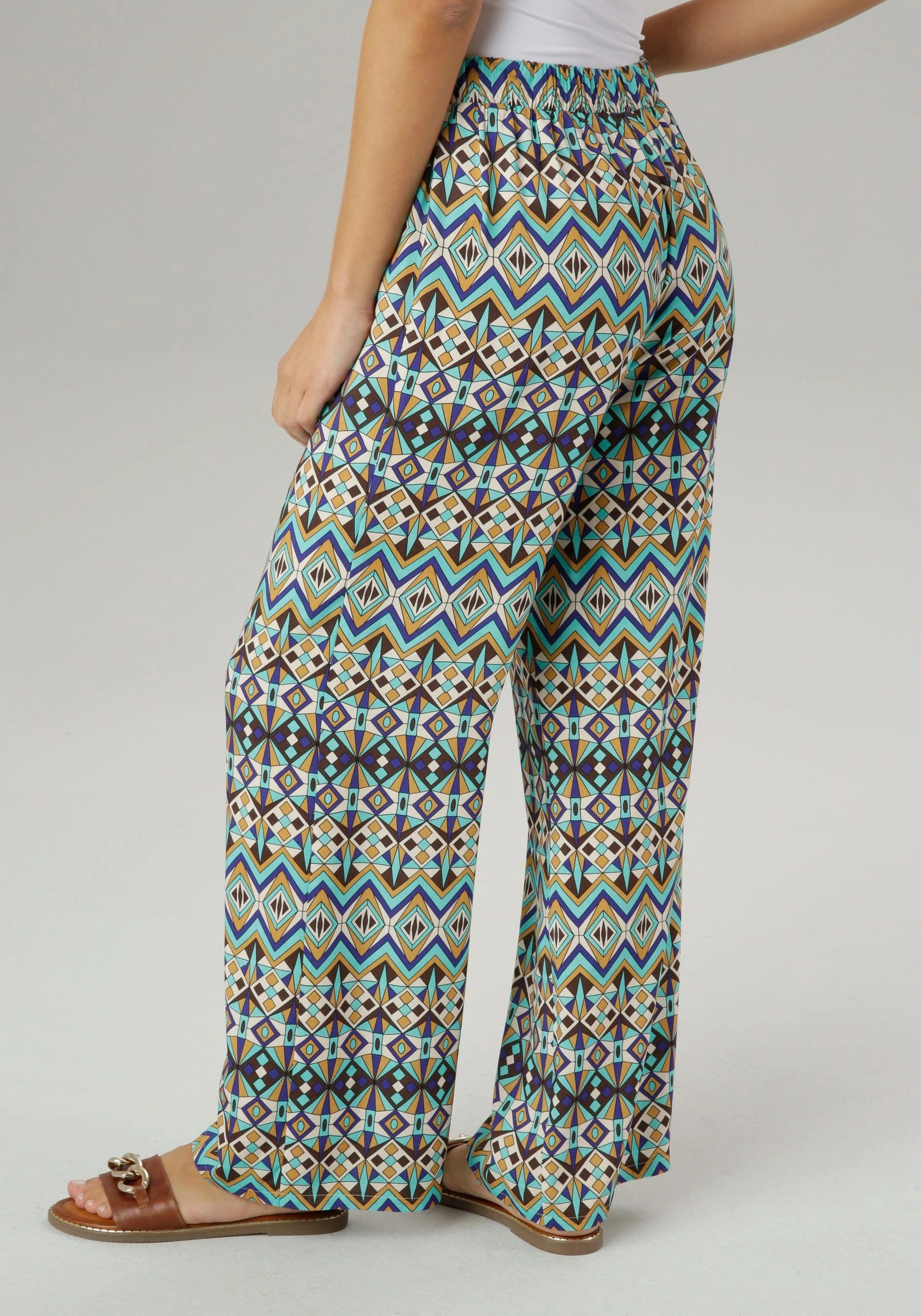 Aniston SELECTED Palazzohose Mit Allover-Muster - NEUE KOLLEKTION – Bild 2