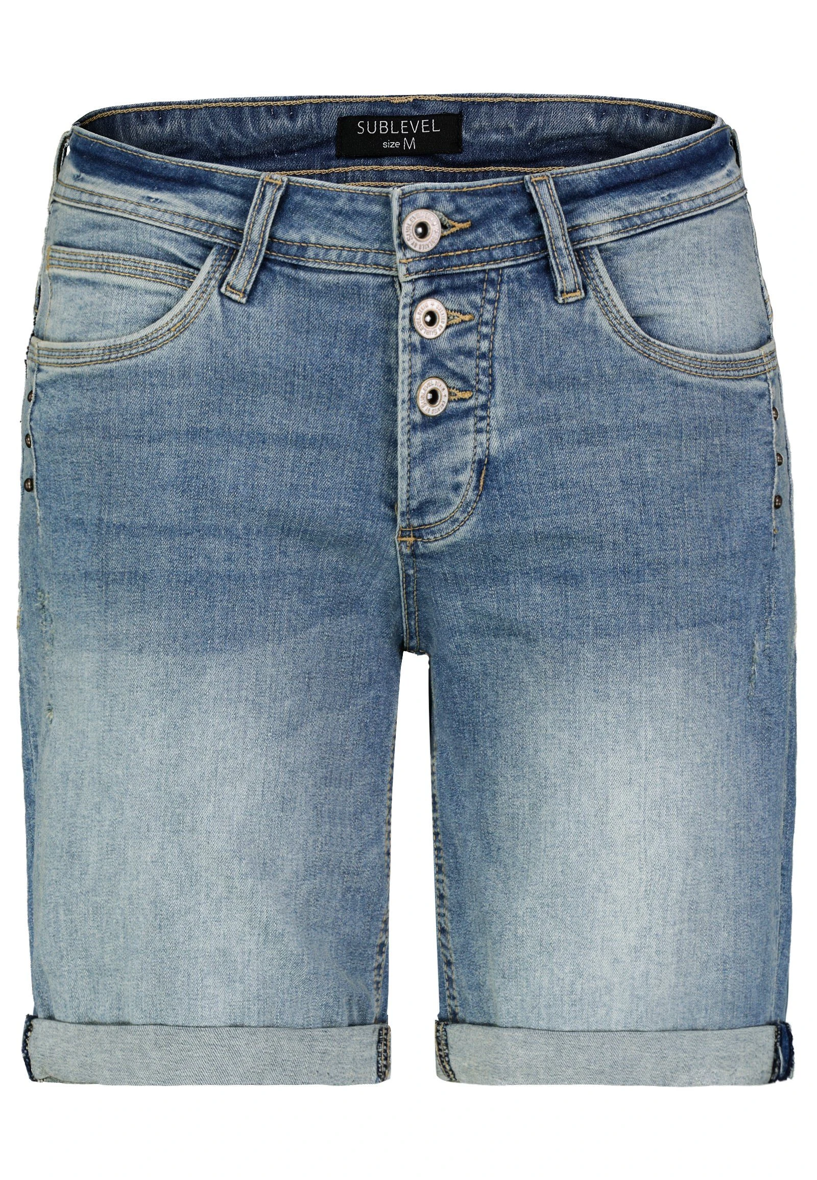 SUBLEVEL Jeansbermudas Kurze Jeanshose – Bild 6