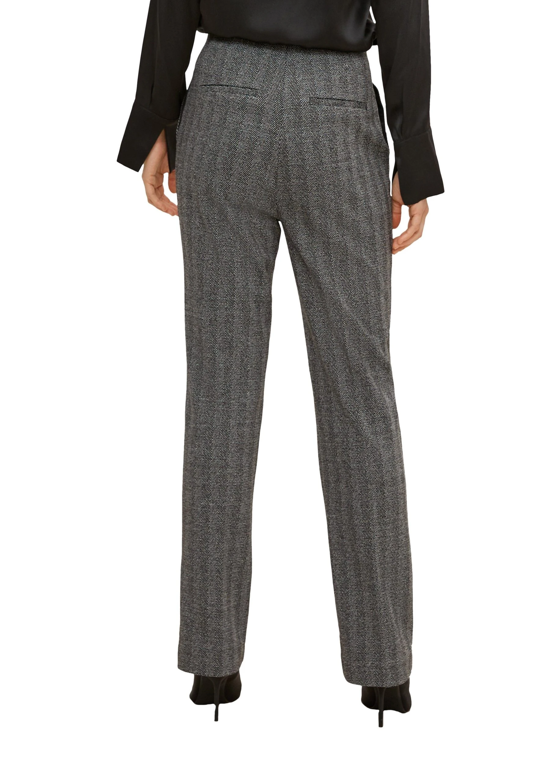 Comma Stoffhose Regular: Stoffhose Aus Viskosestretch Biesen – Bild 8