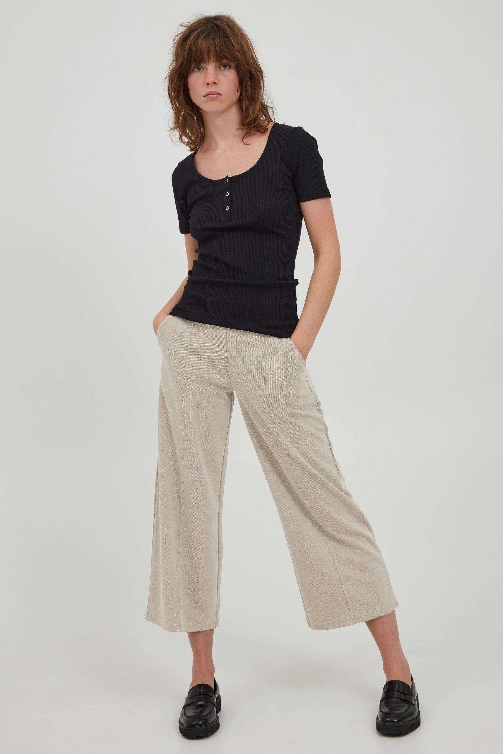 Ichi Culotte IHKATE PIQUE PA2 - 20113287 Culotte Mit Eingrifftaschen – Bild 2