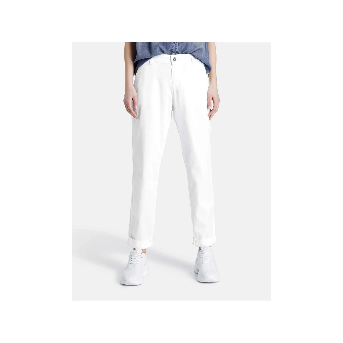 Taifun Stoffhose Offwhite Regular (1-tlg) – Bild 7