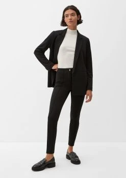 S.Oliver BLACK LABEL 7/8-Leggings Slim: Leggings Mit Biesennaht Ziernaht