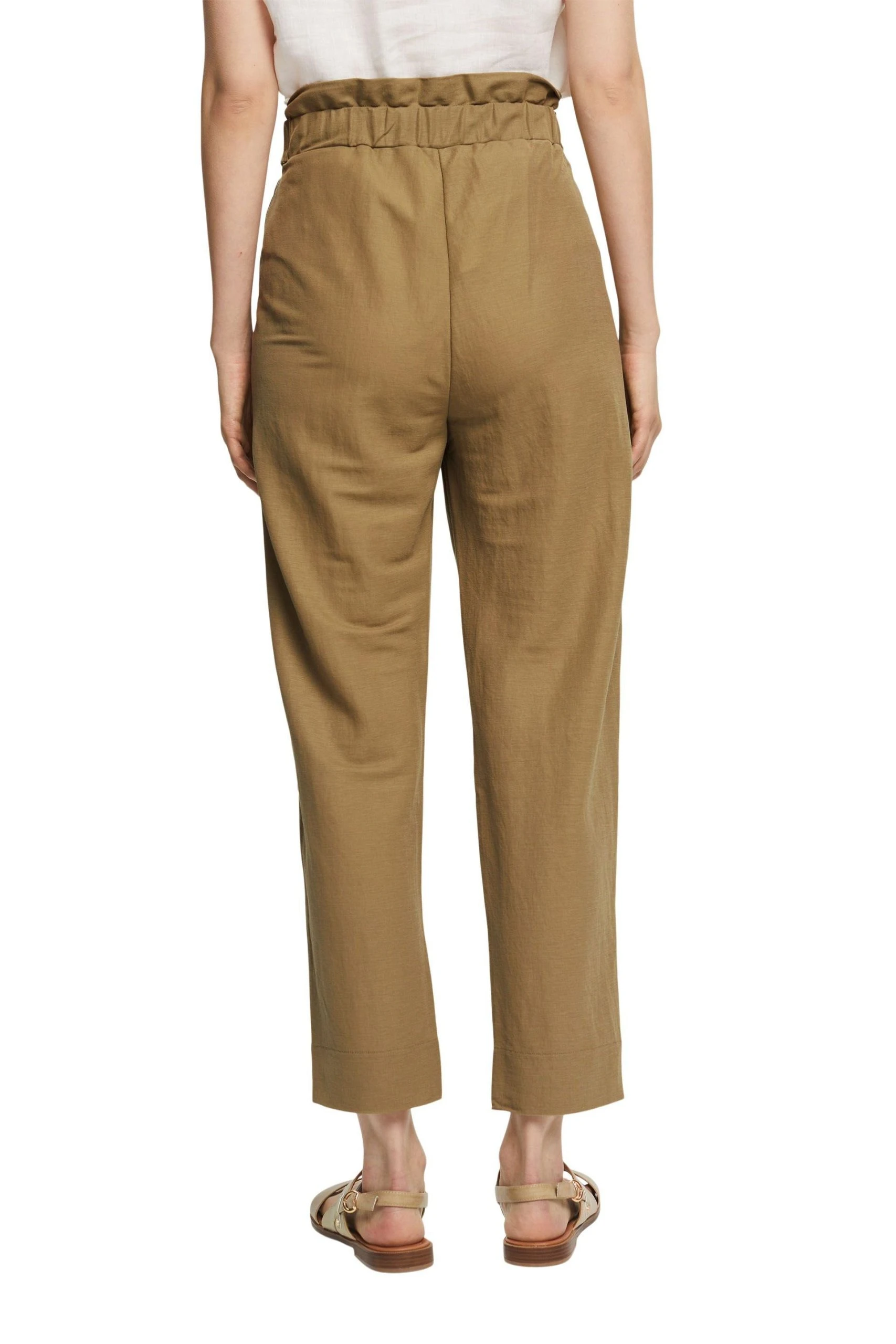 Esprit Stoffhose Hose Mit Bindegürtel – Bild 3