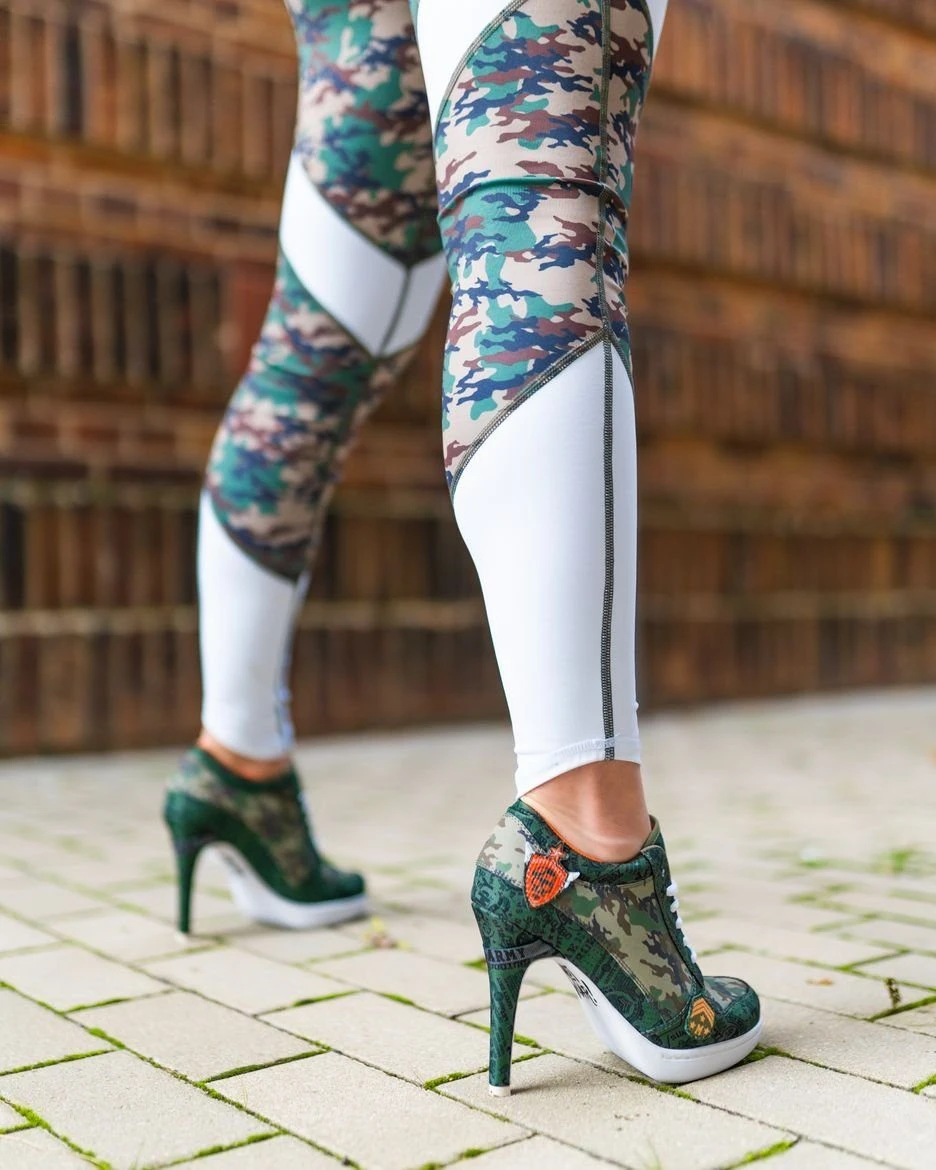 Missy Rockz Leggings Rockz Army Leggings Camouflage / White – Bild 6