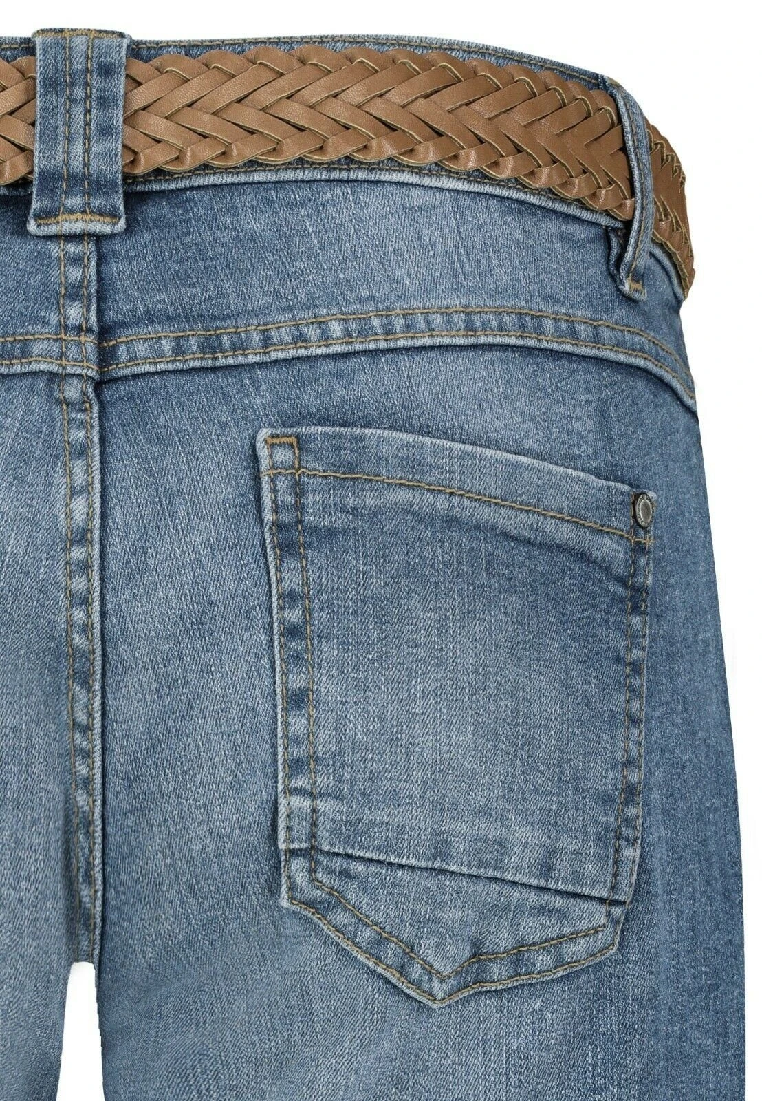 SUBLEVEL Bermudas Sublevel Damen Jeans Shorts Bermuda Kurze Hose Shorts Short Denim Stretch Denim – Bild 4