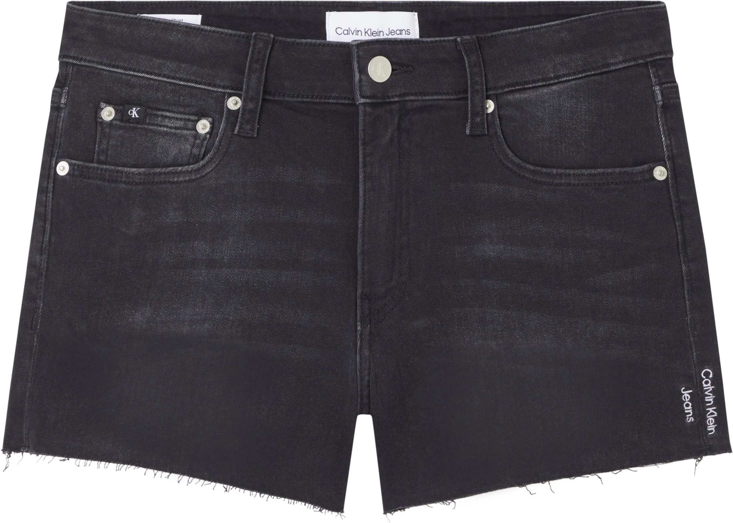 Calvin Klein Jeans Shorts MID RISE SHORT Mit Leicht Ausgefranstem Beinabschluss – Bild 11