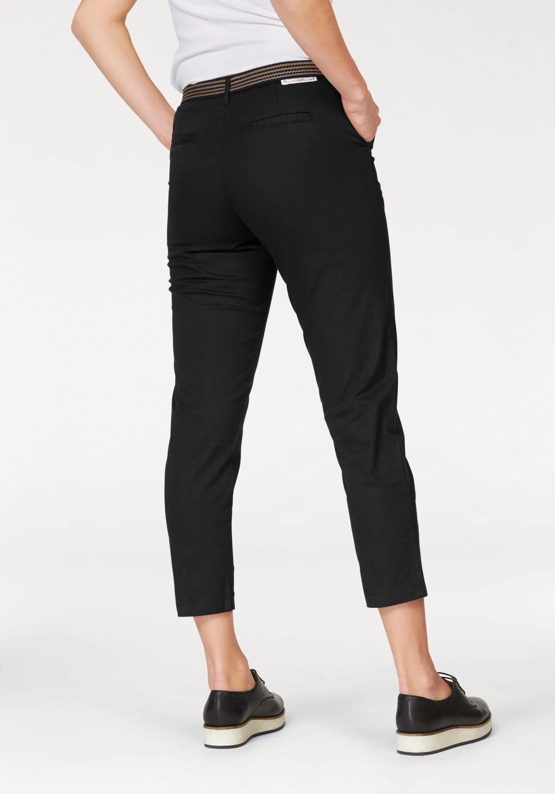 TOM TAILOR Polo Team 7/8-Hose (2-tlg., Mit Gürtel) In Klassischer Chinoform – Bild 2