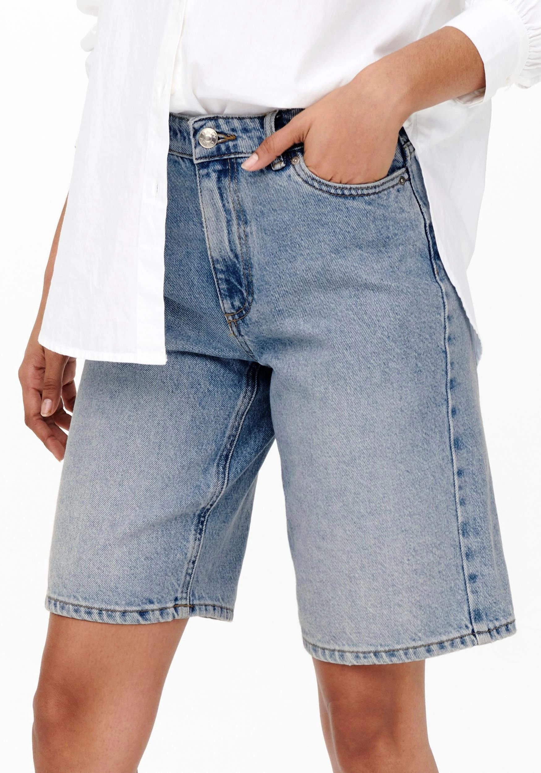 ONLY Shorts ONLSONNY HW WIDE DNM – Bild 4