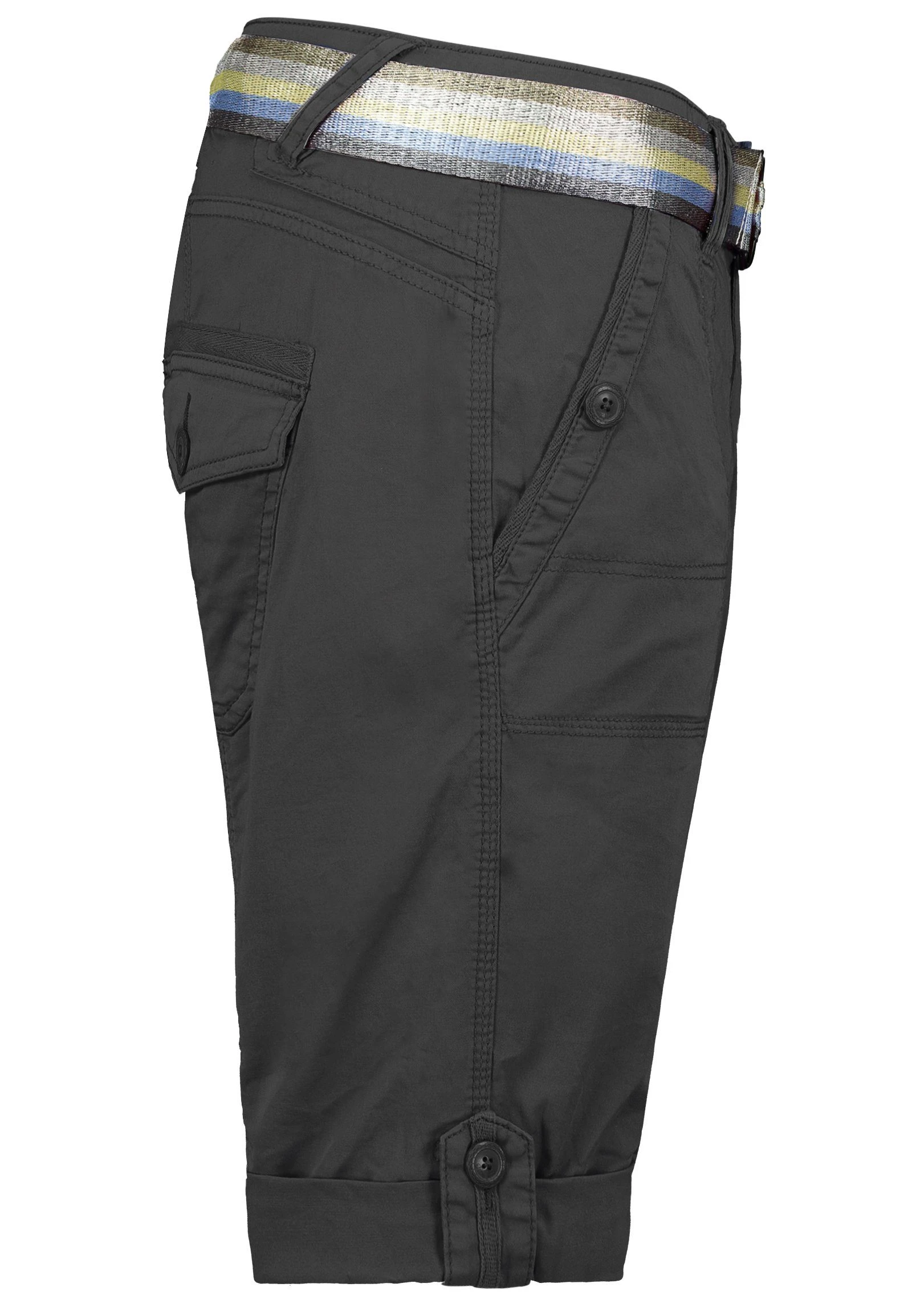 Fresh Made Bermudas Bermuda Mit Glänzendem Gürtel – Bild 7