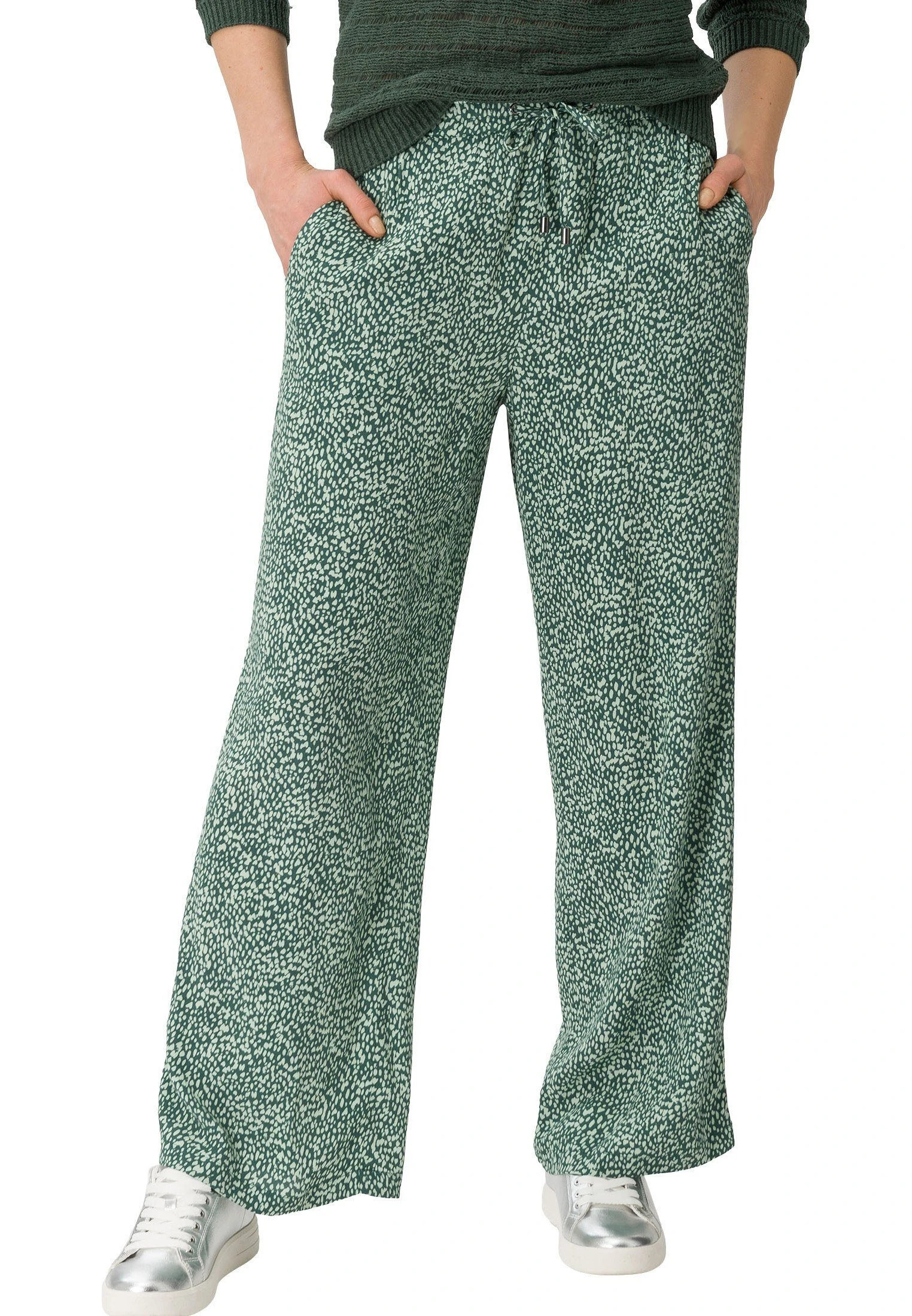 Zero Stoffhose Mit Bindedetail 30 Inch (1-tlg)