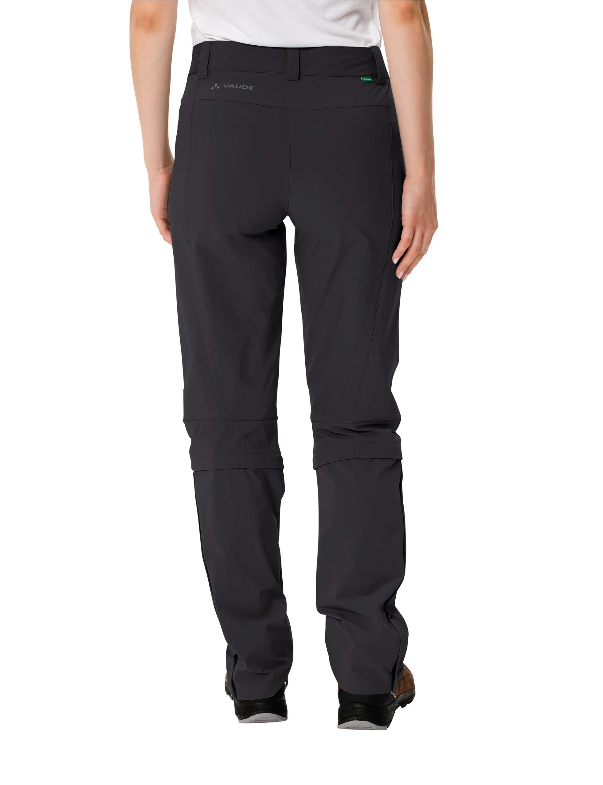 VAUDE Funktionshose »Women's Farley Stretch Capri T-Zip Pants III« (1-tlg) Grüner Knopf – Bild 2