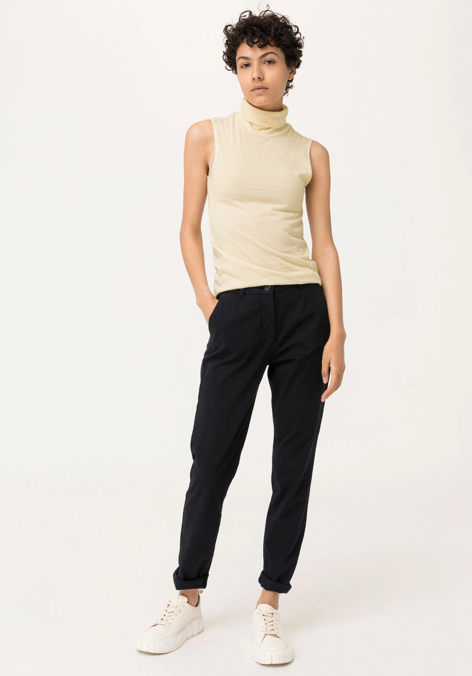 Hessnatur Stoffhose »aus Bio-Baumwolle«